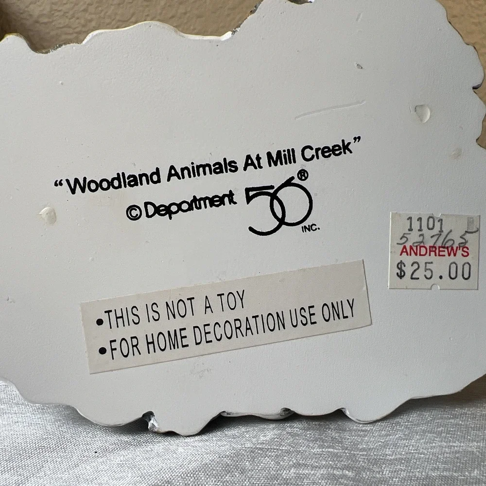 Vintage 1998 Department 56 Village Accessories Wolves In The Woods #52765 Boxed